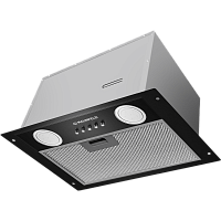 Cam45Black Встраиваемая вытяжка MAUNFELD/ Встраиваемая вытяжка, 45 см, 450 м3/ч, 47 дБ, 3 скорости, черный