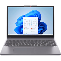 83K1002VRK Ноутбук/ Lenovo IdeaPad Slim 3 15IRH10 15.3"(1920x1200 IPS)/Intel Core i5 13420H(2.1Ghz)/16384Mb/512SSDGb/noDVD/Int:Intel UHD Graphics/Cam/BT/WiFi/47WHr/war 1y/1.63kg/luna grey/noOS + 65W, RU kbd