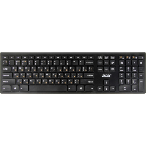 ZL.KBDEE.004 Клавиатура Acer OKR020 черный USB беспроводная slim Multimedia (ZL.KBDEE.004)