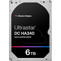 WUS721206BLE6L4 Жесткий диск/ HDD WD SATA Server 6Tb Ultrastar DC HA340 7200 6Gb/s 256MB 1 year warranty (replacement HUS726T6TALE6L4, MG10ADA600E, MG08ADA600E, ST6000NM019B)