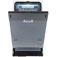 KDI45985 Встраиваемая посудомоечная машина Korting/ Узкая, Полновстр., 45 см, 10 компл., третья корзина для столовых приборов, А+++/A/A, Электронное сенсорное управление Touch Control, цифровой LED дисплей белого цвета Cold White, 8 программ, Автоматическ