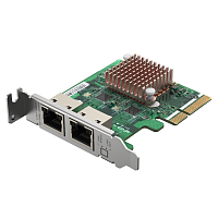 QXG-2G2T-I225 Сетевая карта/ QNAP QXG-2G2T-I225 2-port 2.5 GbE network expansion card, Controller I225-LM, PCIe Gen2 x2, 3 x Brackets included (Full-height, Low-profile and Specialized for QNAP NAS)