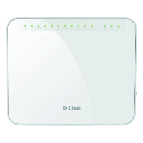 Маршрутизатор/ DSL-G2452GR VDSL2/ADSL2+ AC1200 Wi-Fi Router, 1000Base-T WAN, 4x1000Base-T LAN, 4x2dBi internal antennas, Annex A, DSL+2FXS+USB ports, 3G/LTE support