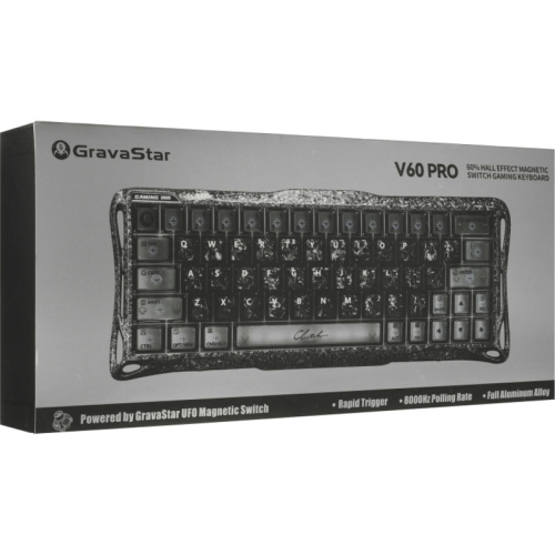 6972448925877 Игровая клавиатура/ Клавиатура с магнитными свичами Gravastar Mercury V60Pro CF BLK RU фото 7 6972448925877 Игровая клавиатура/ Клавиатура с магнитными свичами Gravastar Mercury V60Pro CF BLK RU фото 7