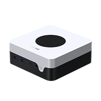 CWI556PI3 Компьютер/ Chuwi LarkBox X Intel Core i3 1220P(1.5Ghz)/8192Mb/256SSDGb/Int:Intel UHD Graphics/BT/WiFi/war 1y/0.4kg/Grey+White/Win11Pro + USB2.0*2/USB3.2*2/Type-C*1/HDMI*1/DP*1/RJ45*2/WIFI6,BT5.2/bracket