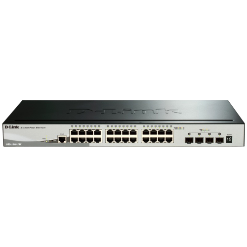 DGS-1510-28X/A1A Сетевой коммутатор/ Gigabit Stackable SmartPro Switch