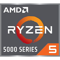 100-000000065 Процессор/ CPU AM4 AMD Ryzen 5 5600X (Vermeer, 6C/12T, 3.7/4.6GHz, 32MB, 65W) OEM