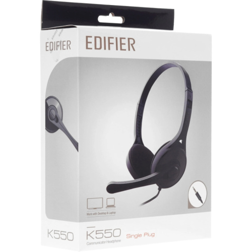 6923520224951 Гарнитура/ Гарнитура EDIFIER K550 SINGLE PLUG Чёрный фото 8 6923520224951 Гарнитура/ Гарнитура EDIFIER K550 SINGLE PLUG Чёрный фото 8