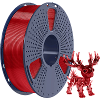 NV-3D-PLA-TRANSP-RED -/ Филамент NV PRINT PLA Transparent Red для 3D печати диаметр 1.75мм длина 330 метров масса 1 кг