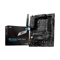 PROB760-PWIFIDDR4 Материнская плата/ MB MSI INTEL B760 s1700, 4xDDR4(128GB), HDMI 2.1/DP, 2xPCIe 4.0x16, 3xPCIe 3.0x16, 1xLAN (2.5GbE), Wi-Fi, BT, 4xSATA 6Gb/s, 2xM.2, 1xUSB-C, 2xUSB 3.2, 4xUSB 2.0, 1xPS/2, ATX