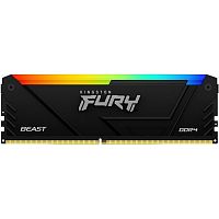 KF436C18BB2A/16 Память оперативная/ Kingston 16GB 3600MT/s DDR4 CL18 DIMM FURY Beast RGB