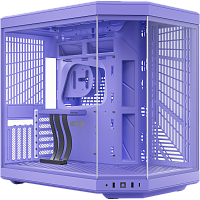 CS-HYTE-Y70-TM Корпус без блока питания/ Case HYTE Y70, Midi-Tower, TG, no fans, 2xUSB-A 3.2, 1xUSB Type-C, E-ATX, ATX, mATX, mITX Taro Milk