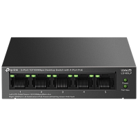 LS105LP Коммутатор/ 5-Port 10/100 Mbps Desktop Switch with 4-Port PoE