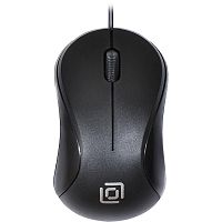 711636 Мышь Oklick 115S черный оптическая 1200dpi USB для ноутбука 3but (711636)
