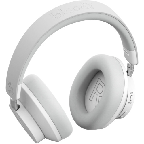 MH390WHITE Наушники накладные A4Tech Bloody MH390 белый беспроводные bluetooth оголовье (MH390 WHITE) фото 7 MH390WHITE Наушники накладные A4Tech Bloody MH390 белый беспроводные bluetooth оголовье (MH390 WHITE) фото 7