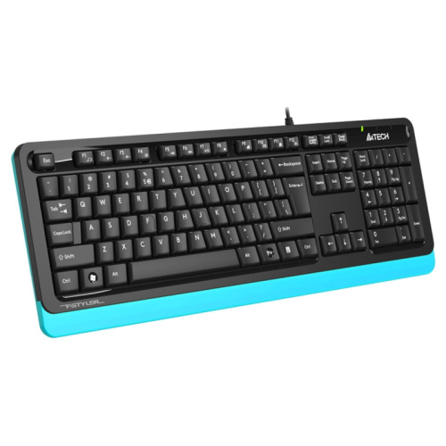 FKS10BLUE Клавиатура A4Tech Fstyler FKS10 черный/синий USB (FKS10 BLUE) фото 3 FKS10BLUE Клавиатура A4Tech Fstyler FKS10 черный/синий USB (FKS10 BLUE) фото 3