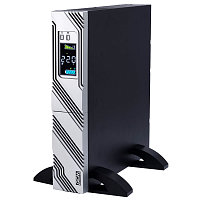 SRT-1500ALCD ИБП SRT-1500A, линейно-интерактивный, 1500ВА, 1350Вт, LCD, Rack/Tower, 8 розеток IEC320 C13 с резервным питанием, USB, RS-232, слот под SNMP карту, EPO, защита RJ45, ШхГхВ 428х563х84мм., вес 24кг./ UPS POWERCOM SRT-1500A, line-interactive, 15
