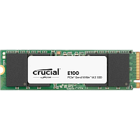 CT1000E100SSD8 Твердотельный накопитель/ Crucial SSD E100, 1000GB, M.2(22x80mm), NVMe, PCIe 4.0 x4, 3D TLC, R/W 5000/4500MB/s, TBW 80, DWPD 0.3 (12 мес)