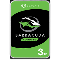 ST3000DM007 Жесткий диск/ HDD Seagate SATA3 3Tb Barracuda 5400 256Mb 1 year warranty (replacement ST2000DM005, WD20EZAZ)