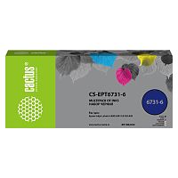 -/ Чернила Cactus CS-EPT6731-6 T673 многоцветный набор 6x100мл для Epson L800/L810/L850/L1800