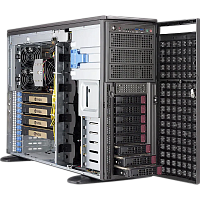CSE-747BTS-R2K20BP Серверный корпус/ Server Case Supermicro SC747BTS-R2K20BP 4U/Tower SuperChassis 8x 3.5"/2.5" SAS/SATA3 Hot-Swap, E-ATX 13.68x13, 1+1 R2200W