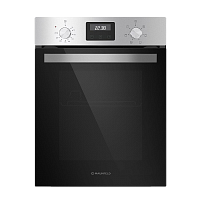 EOEM516S Шкаф духовой электрический MAUNFELD EOEM516S/ 448х546х595 мм, Независимый тип установки, класс энергопотребления А, 7 основных режимов, электронное управление, дисплей, двойное стекло дверцы, металлическая ручка дверцы, холодный фронт, эмаль легк