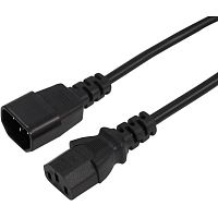 04-2722 Шнур питания Rexant 04-2722 C13-С14 проводник.:3x0.75мм2 1.2м 220В черный