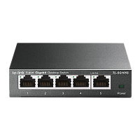 TL-SG105S Коммутатор/ 5-port Desktop Gigabit Switch, 5 10/100/1000M RJ45 ports, metal case