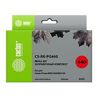 -/ Заправочный набор Cactus CS-RK-PG440 черный 2x60мл для Canon MG2140/MG3140
