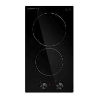 Электрическая варочная панель Maunfeld/ Электрическая варочная панель MAUNFELD CVCE292MBK2, Hi-Light, комбинированное управление, 2 конфорки, мощность конфорок 1200, 1800 Вт, автоматическое выключение, индикатор остаточного тепла, защита от перегрева, бло