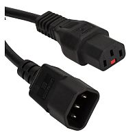 LAN-PP13/14-3.0-BK Шнур питания Lanmaster LAN-PP13/14-3.0-BK черный