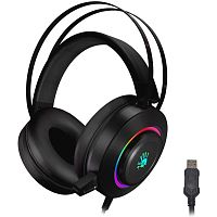 G521(BLACK) Наушники с микрофоном A4Tech Bloody G521 черный 2.3м мониторные USB оголовье (G521 (BLACK))