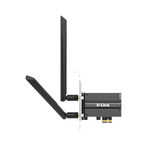 DWA-X562/E Двухдиапазонный Wi-Fi 6 PCI Express адаптер/ Двухдиапазонный Wi-Fi 6 PCI Express адаптер AX1800, поддержка Bluetooth 5.2, 2 съемные антенны 5 дБи