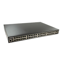 SW-48G4X-L2 Коммутатор/ OSNOVO SW-48G4X-L2 Управляемый L2+ коммутатор Gigabit Ethernet на 52 порта. Порты: 48 x GE (10/100/1000Base-T) + 4 x 1G/10G SFP+ Uplink. Консольный порт, Уровень управления L2+. Поддержка Jumbo Frame 12K, IGMP Snooping, DHCP-сервер