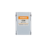 KCD8XVUG800G Серверный твердотельный накопитель/ KIOXIA SSD CD8-V, 800GB, U.3(2.5" 15mm), NVMe 1.4, PCIe 4.0 x4, TLC, R/W 7200/1800 MB/s, IOPs 1000K/160K, TBW 4380, DWPD 3 (12 мес.) SIE