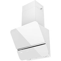 KHC69499GW Вытяжка KORTING/ Вытяжка KORTING, наклонная, 60 см, 950 м3/ч, слайдерное управление, таймер, LED освещение, угольный фильтр KIT 0278 (опция), уровень шума 54 дБ, цвет белое стекло