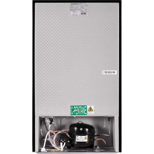 MFF83RB Холодильник MAUNFELD/ Холодильник MAUNFELD, ВхШхГ 831х474х447 мм, 92 л, морозильная камера, ретро стиль, цвет: черный фото 6