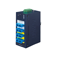 IFB-244-SSC промышленный коммутатор/ PLANET IFB-244-SSC Industrial 2-channel Optical Fiber Bypass Switch w/ 4x SC Single mode (-40~75 C, dual 9~48V DC/24V AC)