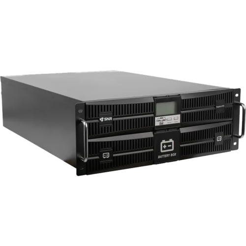 SNR-UPS-ONRT-6-INT192 Источник бесперебойного питания онлайн SNR INTELLIGENT 6кВА/6кВт, 1ф:1ф, 192В(DC) (16x9Ач)/ Online, Rack, UPS
