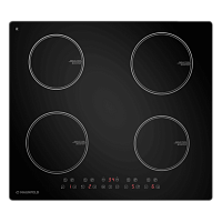 Встраиваемые индукционные панели MAUNFELD/ Индукционная варочная панель MAUNFELD CVI594BK, 60 см, 4 конфорки, сенсорное управление, мощность конфорок 1500, 1500, 1200, 1200 Вт, таймер, автоматическое выключение, бустер, блокировка панели, пауза, цвет черн
