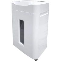 OK0444S215N Шредер Office Kit S215N 3,9x38 белый (секр.P-4) фрагменты 22лист. 35лтр. скрепки скобы пл.карты CD