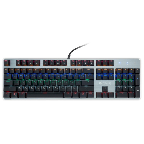 499578 Клавиатура Oklick 970G Dark Knight механическая черный/серебристый USB for gamer LED фото 18 499578 Клавиатура Oklick 970G Dark Knight механическая черный/серебристый USB for gamer LED фото 18