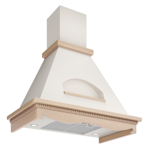 942299 GOOD, Кухонная вытяжка ELIKOR Бельведер 90П-650-П3Д бежевый/дуб неокр