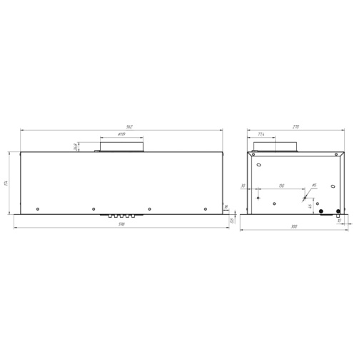 293432 GOOD, Кухонная вытяжка ELIKOR КВ Cube Basic 60П-500-К3Д белый фото 8
