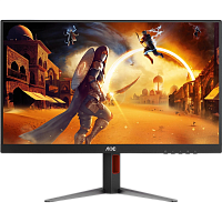 Q27G4/D AOC Q27G4/D 27" 2560x1440, IPS, 200Hz, 80M:1, 250cd, 0.3 ms, HDMI 2.0, DisplayPort 1.4, Height adj 130, pivot, VESA 100, 3Y, Black/Red
