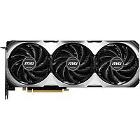 GeForceRTX4070TiVENTUS3XE112GOC Видеокарта/ VGA MSI NVIDIA GeForce RTX 4070 Ti VENTUS 3X E1 12G OC 12GB, GDDR6X/192-bit, PCIe 4.0, 1xHDMI 2.1, 3xDP, 2.6-slot