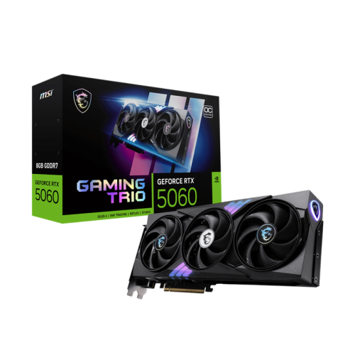 GeForceRTX50608GGAMINGTRIOOC Видеокарта/ GeForce RTX 5060 8G GAMING TRIO OC
