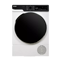DTD795HFABIO Сушильная машина Delonghi/ Сушильная машина Delonghi, глубина 52.5 см, тепловой насос, загрузка 7 кг, 15 программ, электронное управление, LED дисплей, индикация заполнения фильтра, подсветка барабана, 3 уровня сушки, отсрочка запуска, защита