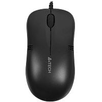 OP-560NUS Мышь A4Tech OP-560NUS черный оптическая 1200dpi silent USB 2but