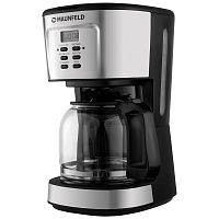 MF-722S Кофеварка капельного типа MAUNFELD/ Кофеварка капельного типа MAUNFELD MF-722S, мощность 900 Вт, отсрочка запуска, дисплей, режим подогрева, объем кофейника 1,5 л, цвет нержавеющая сталь
